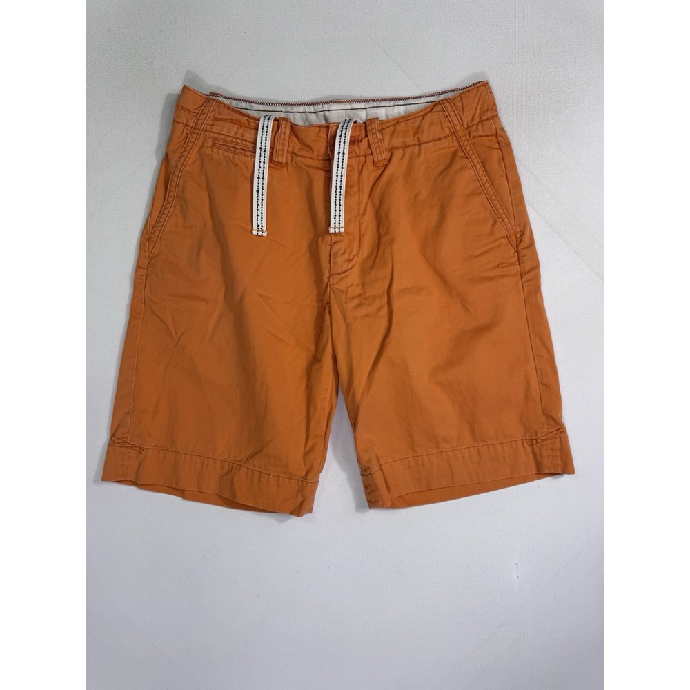 Polo Ralph Lauren Men's 33x10 Orange Relaxed Fit Cotton Chino Shorts Drawstring